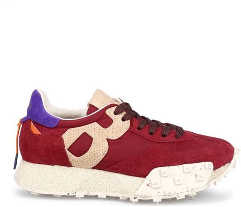 versace sneakers bordeaux rood